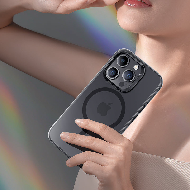 Benks MagClap Lucid Armor Phone Case for iPhone 15 Series - Titanium - Best Buy Tech