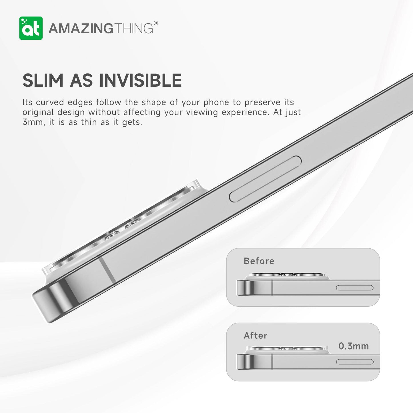 AMAZING THING IPHONE 2022 6.1" PRO/6.7" PRO MAX PURE LENS GLASS - ALAMAT