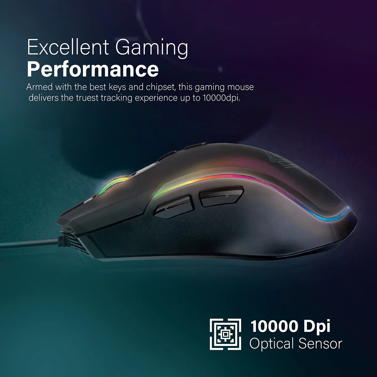 Vertux Assaulter GameCharged™ Lightweight Gaming Mouse - ALAMAT