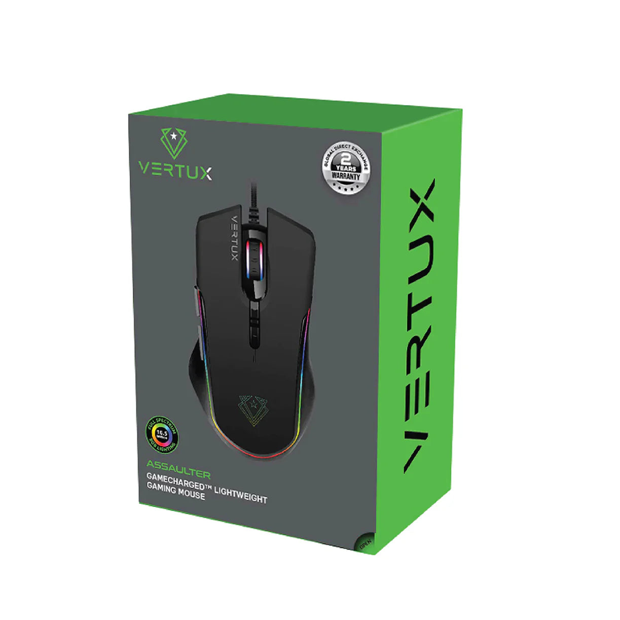 Vertux Assaulter GameCharged™ Lightweight Gaming Mouse - ALAMAT
