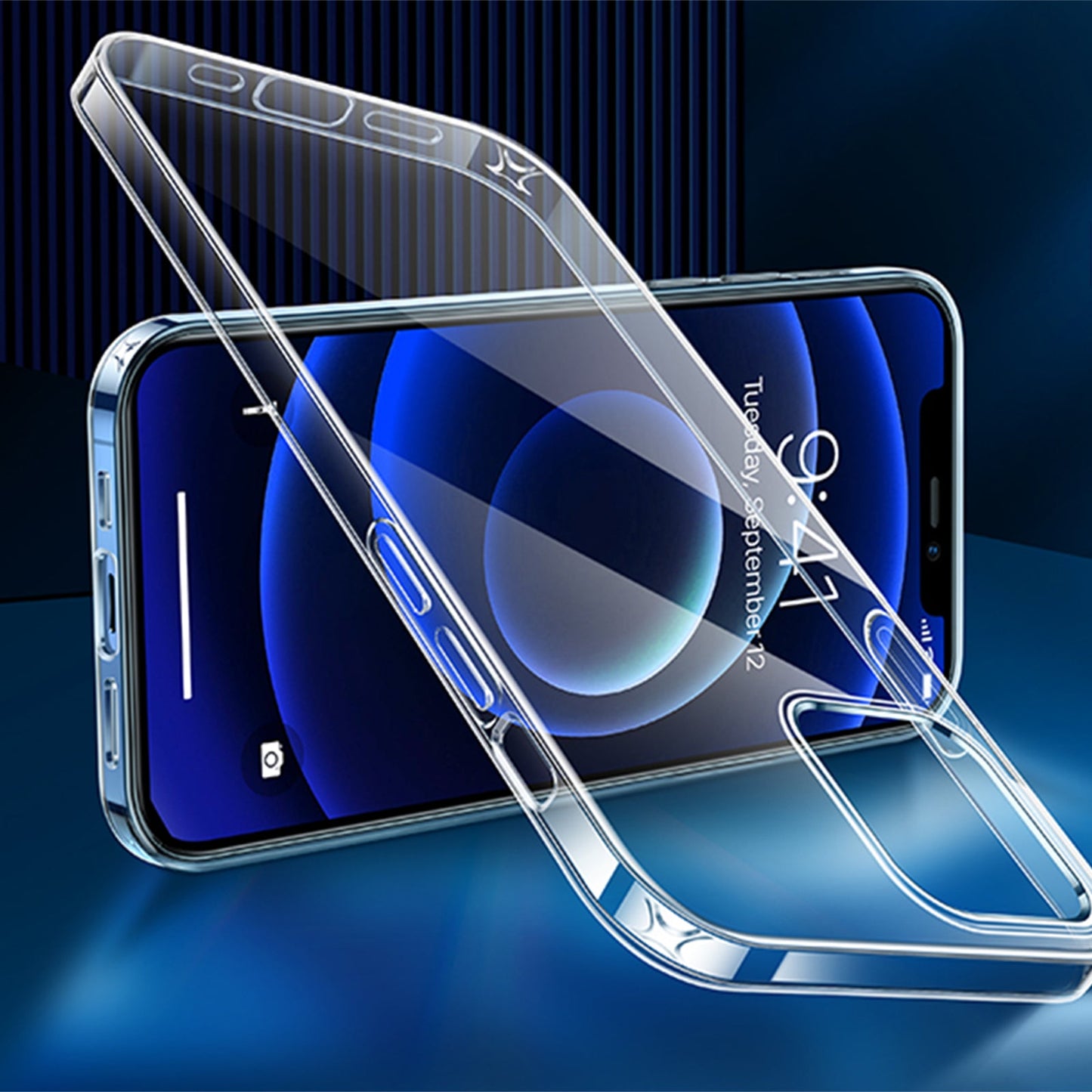 UGREEN Bright Cushion Protective Case For iPhone 12 Mini - Clear - ALAMAT