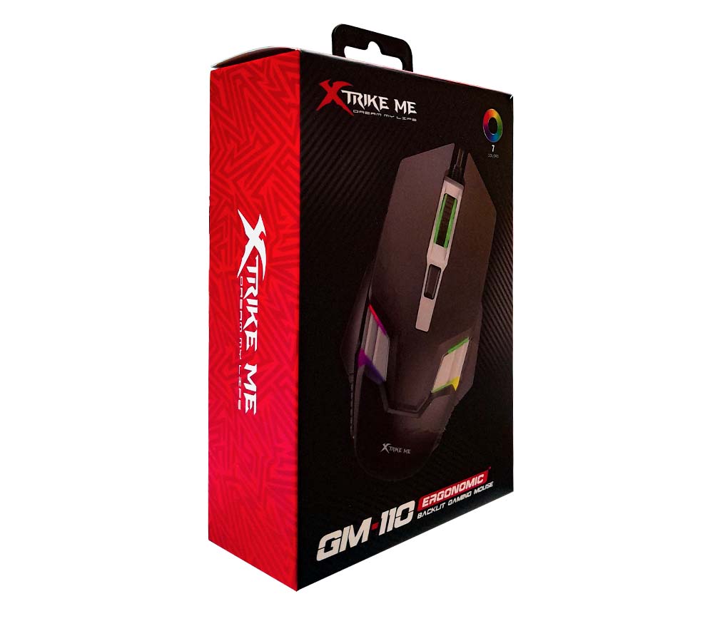 XTRIKE ME GM-110 ERGONOMIC BACKLIT GAMING MOUSE - Best Buy Tech