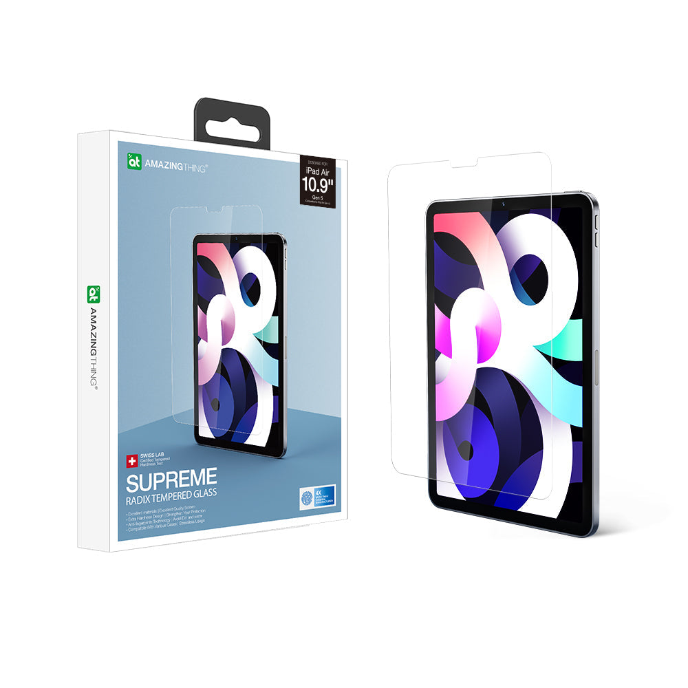 AMAZING THING IPAD 10.9" 2022 2.5D F.COV.RADIX CLEAR GLASS - ALAMAT
