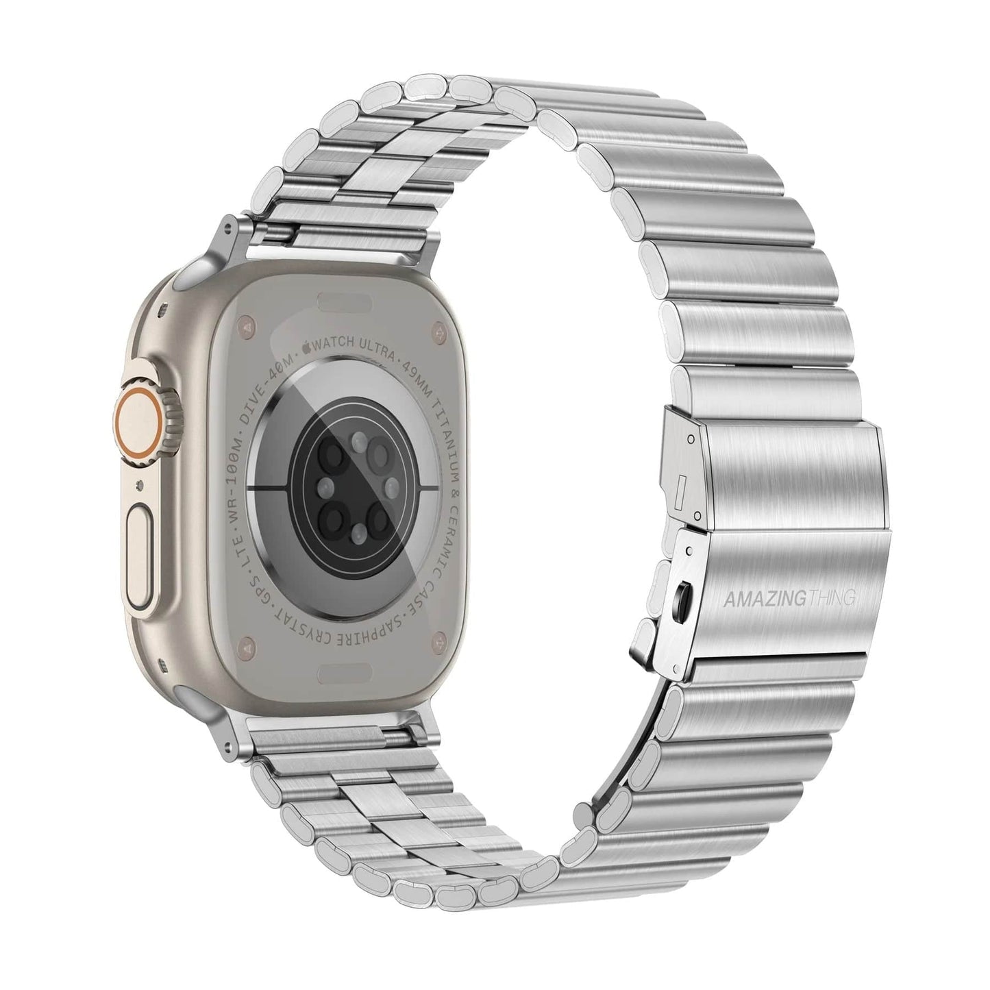 AMAZING THING TITAN STAINLESS STEEL BAND FOR APPLE WATCH 49/45/44/42MM - ALAMAT