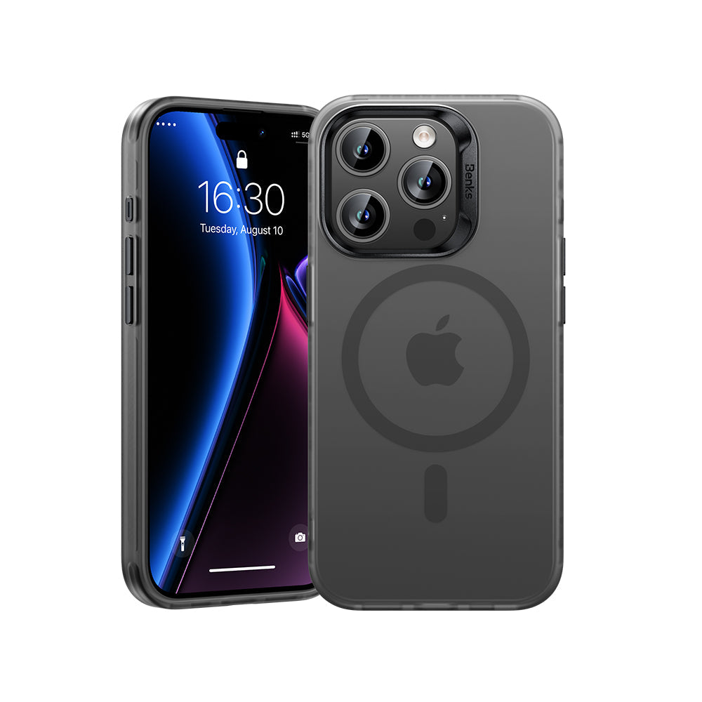 Benks MagClap Lucid Armor Phone Case for iPhone 15 Series - Titanium - Best Buy Tech