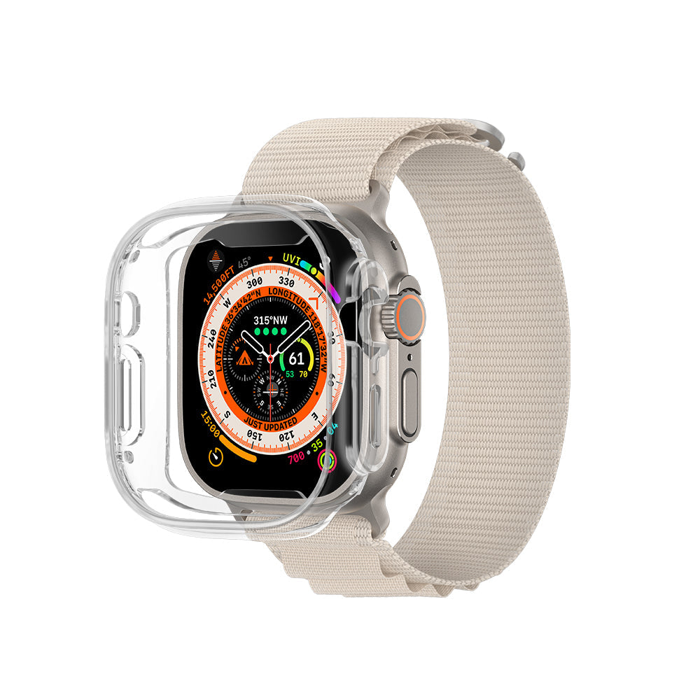 AMAZING THING APPLE WATCH SERIES ULTRA MINIMAL DP CASE 49MM FULL CLEAR - ALAMAT
