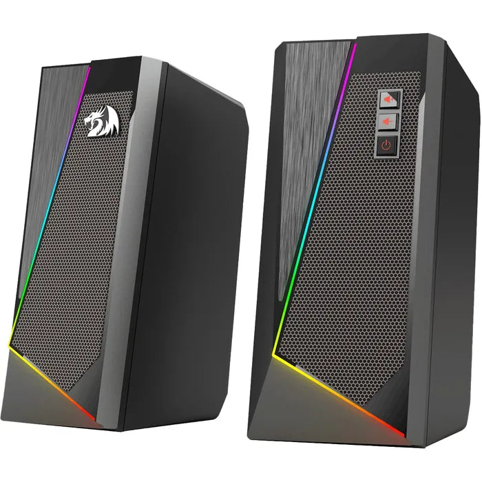 REDRAGON GS520 ANVIL RGB DESKTOP SPEAKERNUSB POWERED W/3.5MM CABLE - Best Buy Tech