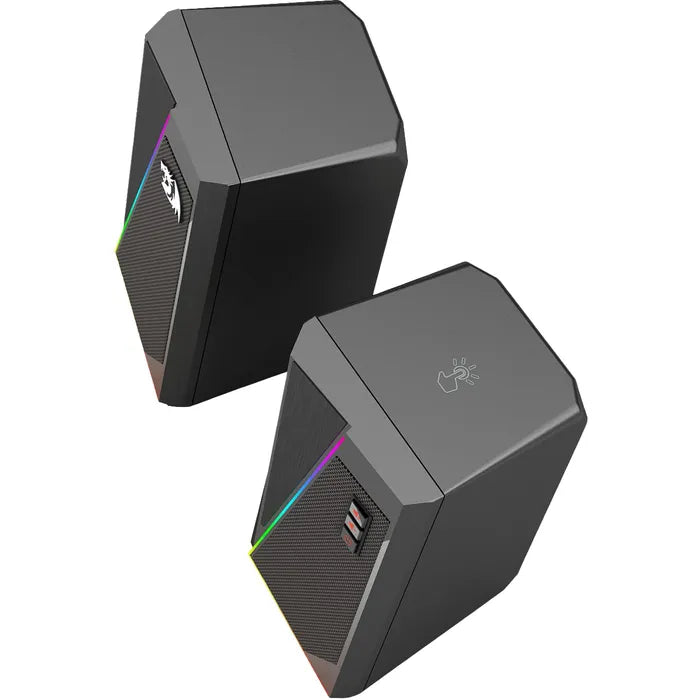 REDRAGON GS520 ANVIL RGB DESKTOP SPEAKERNUSB POWERED W/3.5MM CABLE - Best Buy Tech