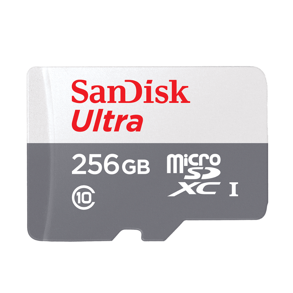 SANDISK ULTRA WHITE/GRAY MICRO SDXC 256-GB 100MB/s
