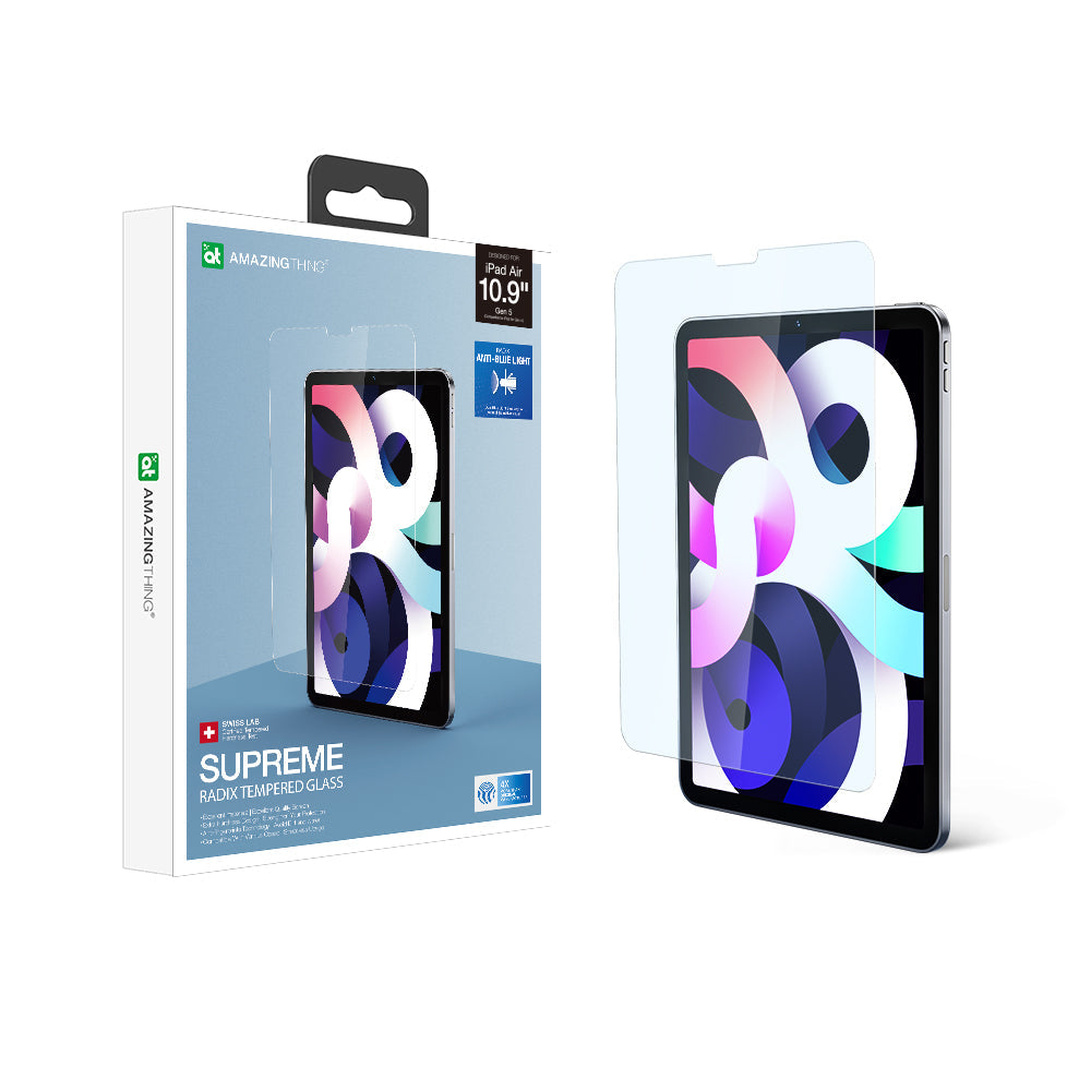 AMAZING THING IPAD AIR 5TH GENERATION 10.9'' 2022 RADIX CLEAR GLASS - ALAMAT