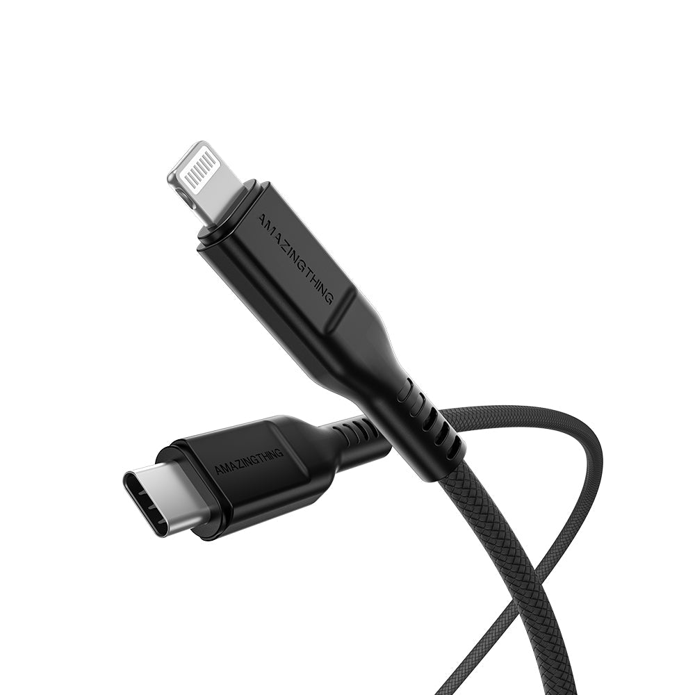 AMAZING THING THUNDER PRO LIGHTNING TO TYPE C 3.2A 30W 1.1M CABLE - ALAMAT