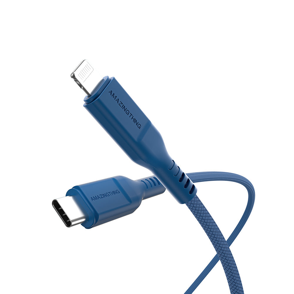 AMAZING THING THUNDER PRO LIGHTNING TO TYPE C 3.2A 30W 1.1M CABLE - ALAMAT