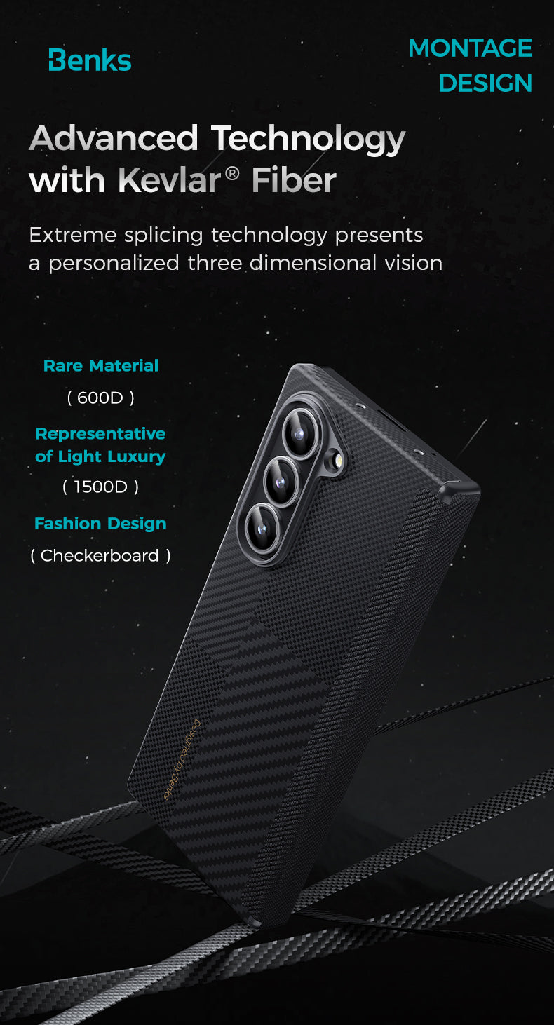 Benks Magnetic Montage Axis Kevlar Case Samsung Z Fold 6 - Best Buy Tech