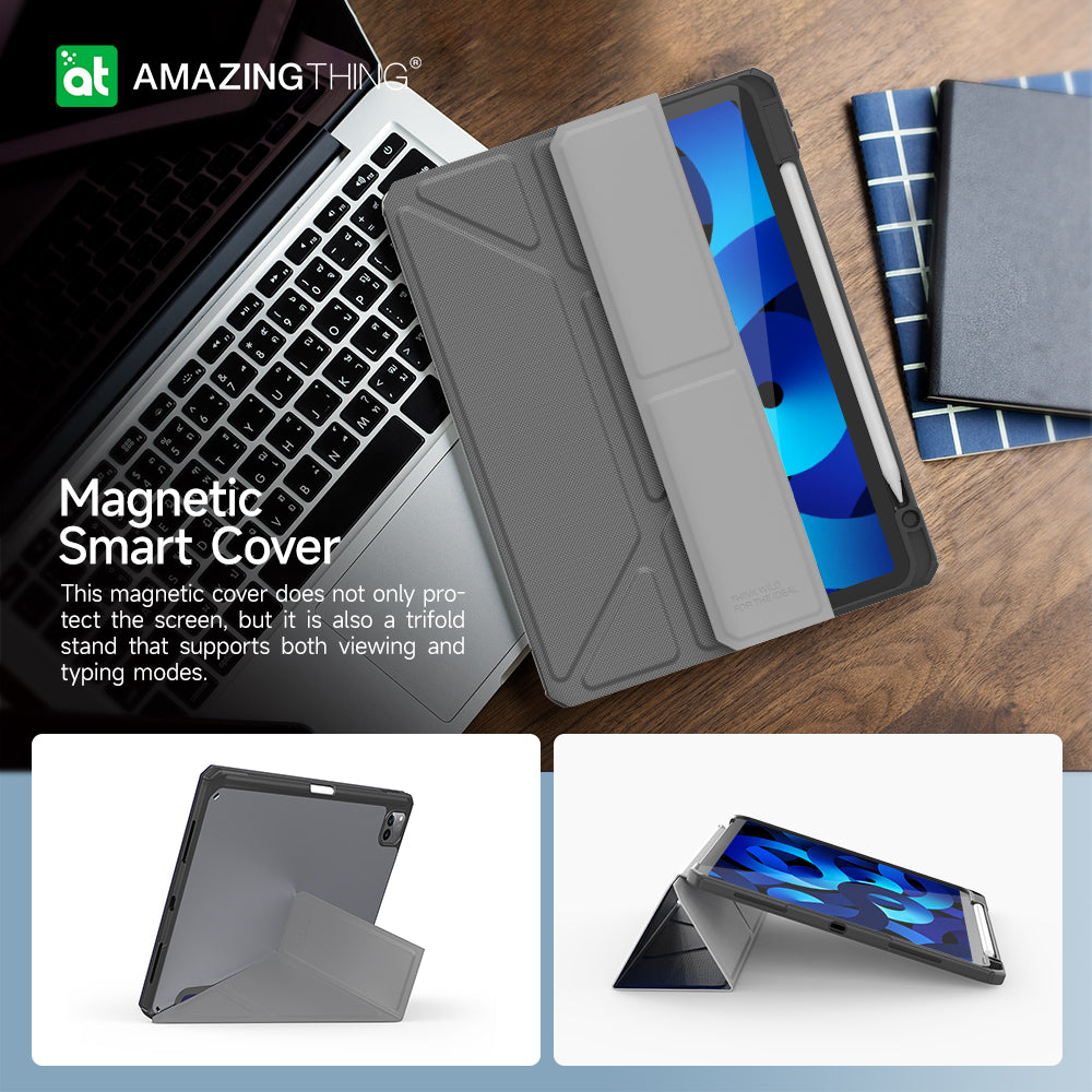 AMAZING THING TITAN PRO FOLIO CASE FOR IPAD PRO 11" 2022 GREY - ALAMAT