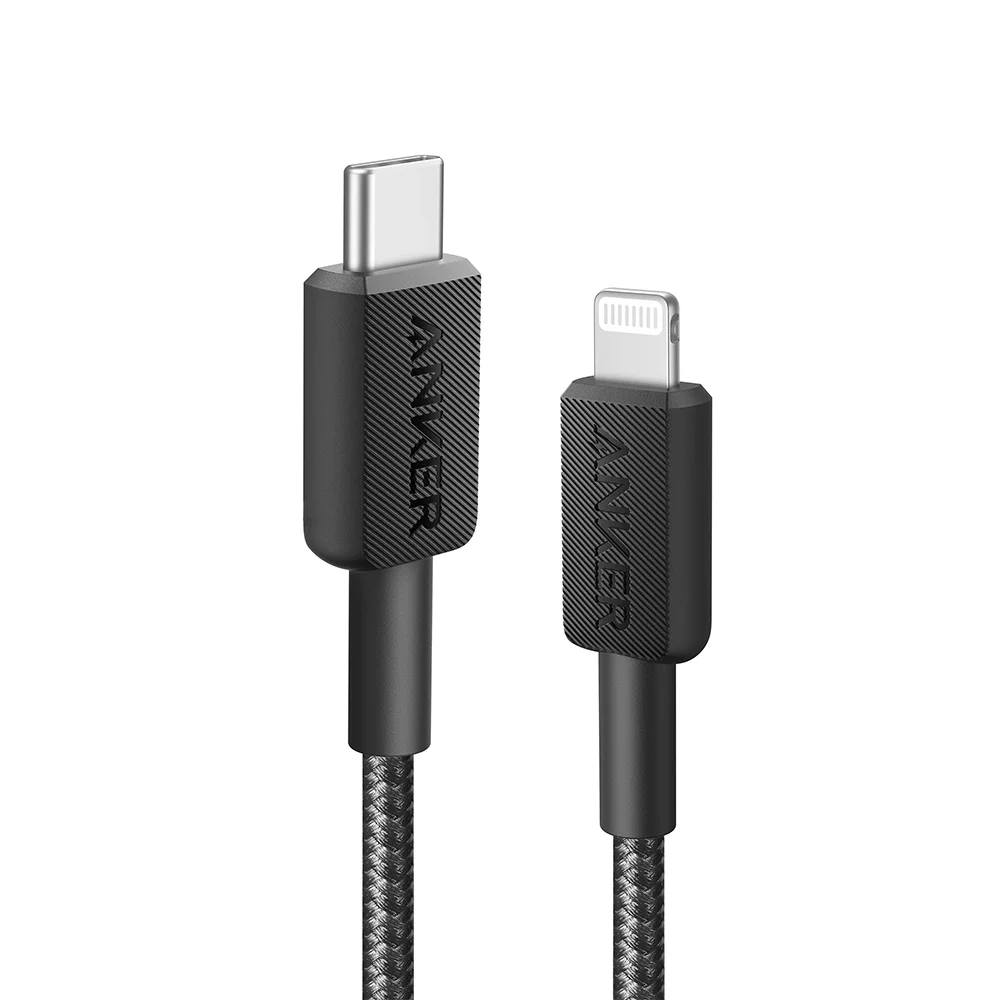 Anker 322 USB-C to Lightning Cable 3FT - White