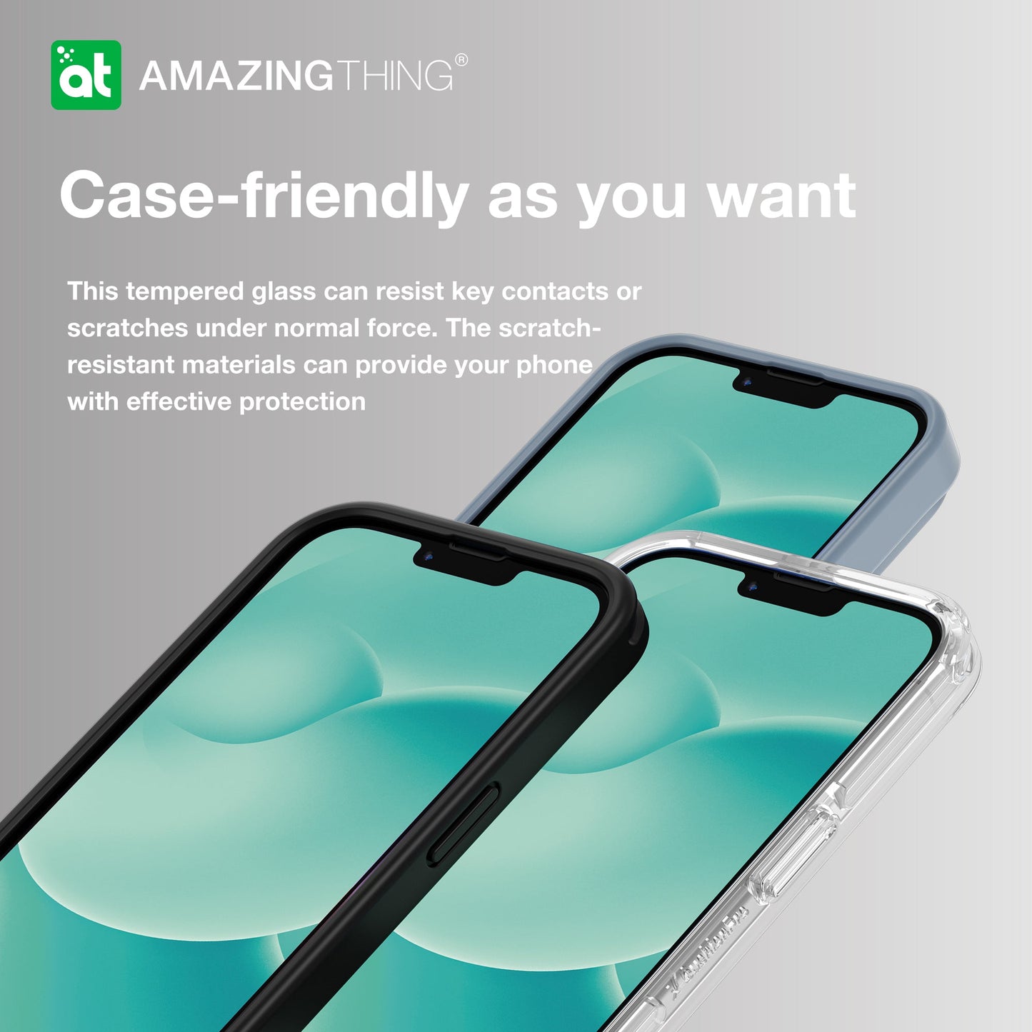 AMAZING THING IPHONE 2022 6.1" PRO 2.75D FULL COVER RADIX GLASS - ALAMAT