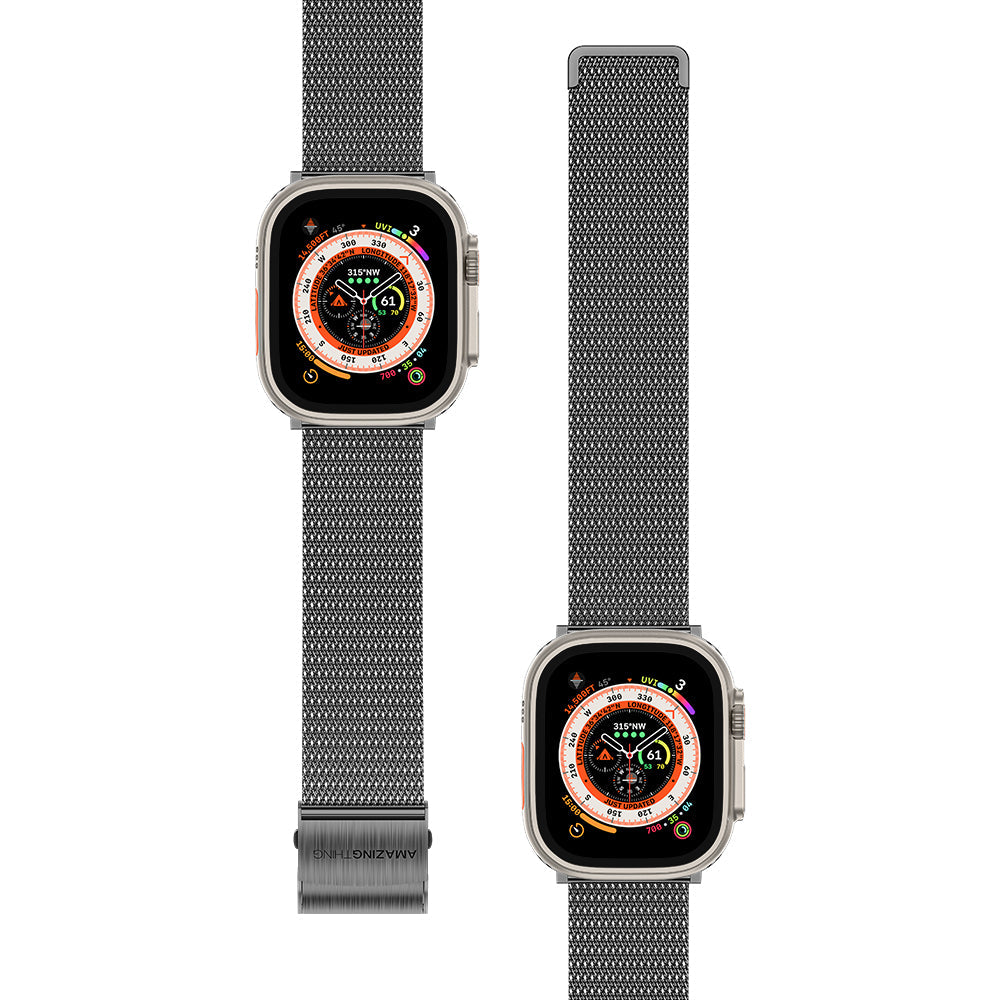 AMAZING THING TITAN METAL BAND FOR APPLE WATCH 49/45/44/42MM BLACK - ALAMAT