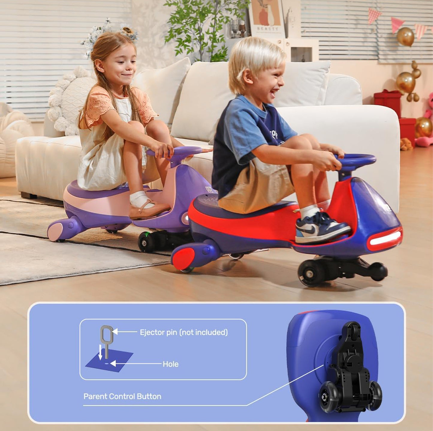 Yadea 12V N7 Pro Electric Wiggle Car for Kids