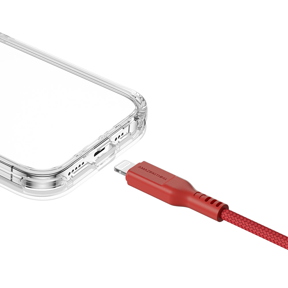 AMAZING THING THUNDER PRO LIGHTNING TO TYPE C 3.2A 30W 1.1M CABLE - ALAMAT