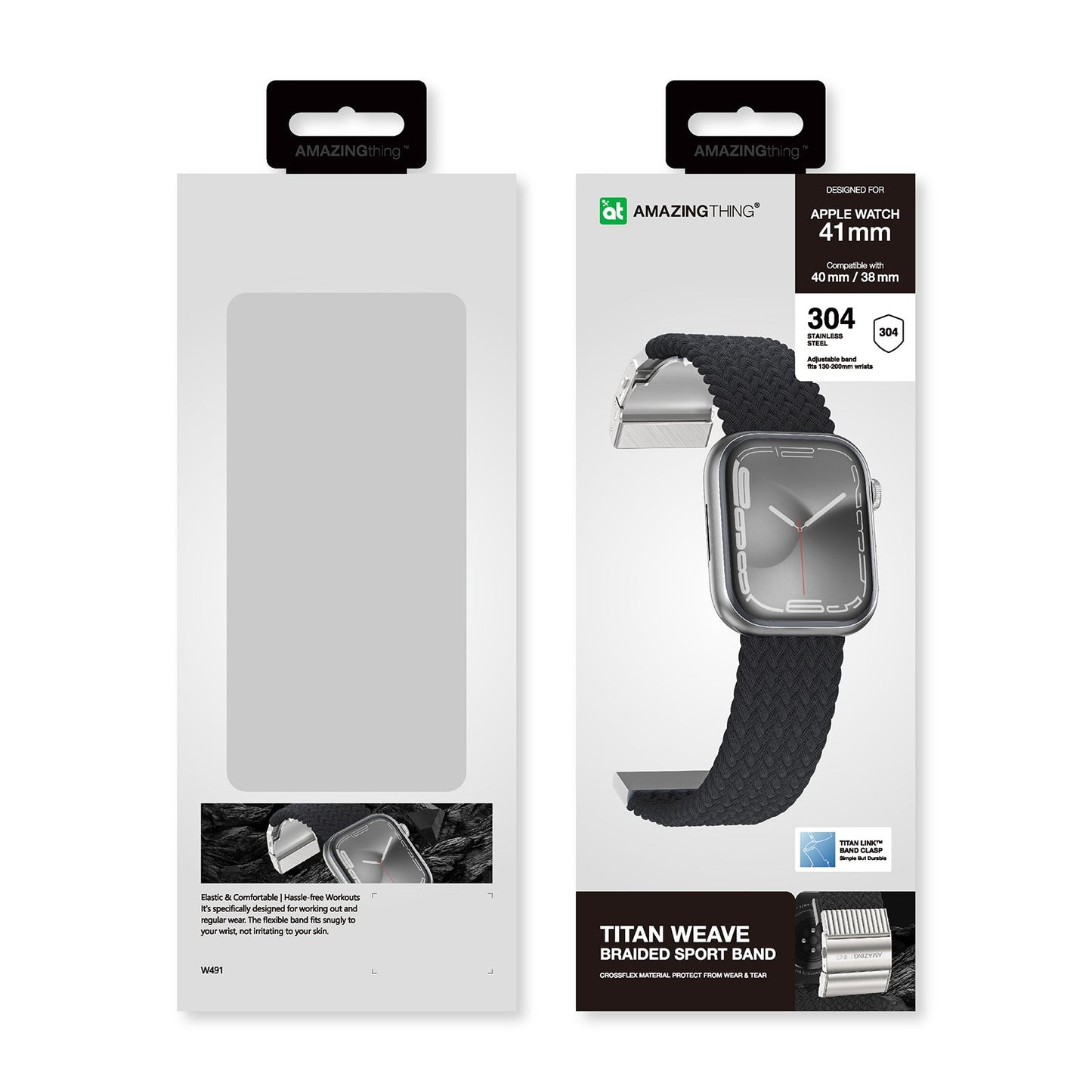 AMAZING THING TITAN WEAVE BAND FOR APPLE WATCH 41/40/38MM - ALAMAT