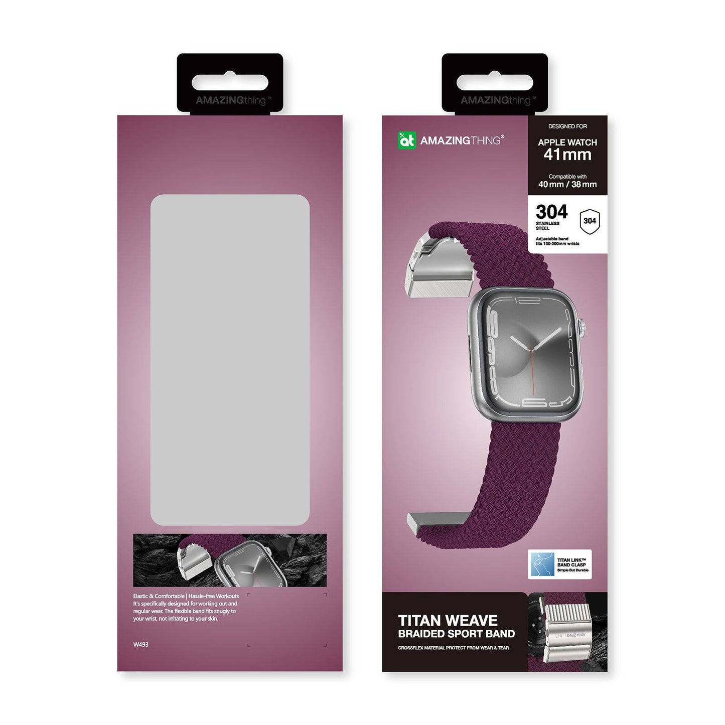 AMAZING THING TITAN WEAVE BAND FOR APPLE WATCH - ALAMAT