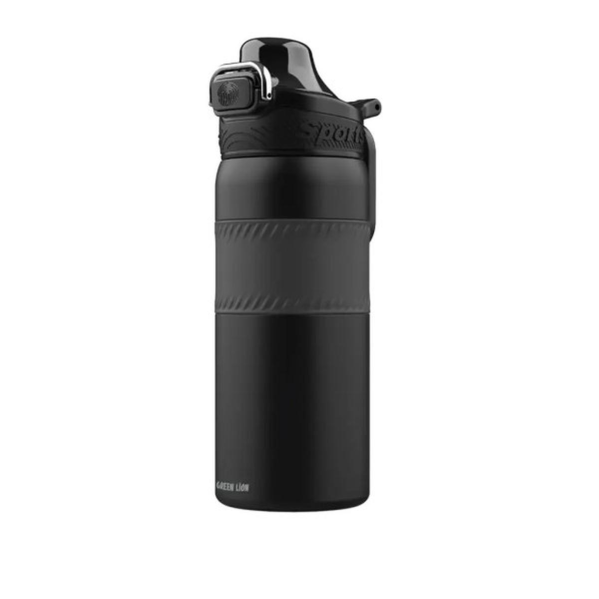 GREEN LION ATHLETE THERMAL BOTTLE - BLACK