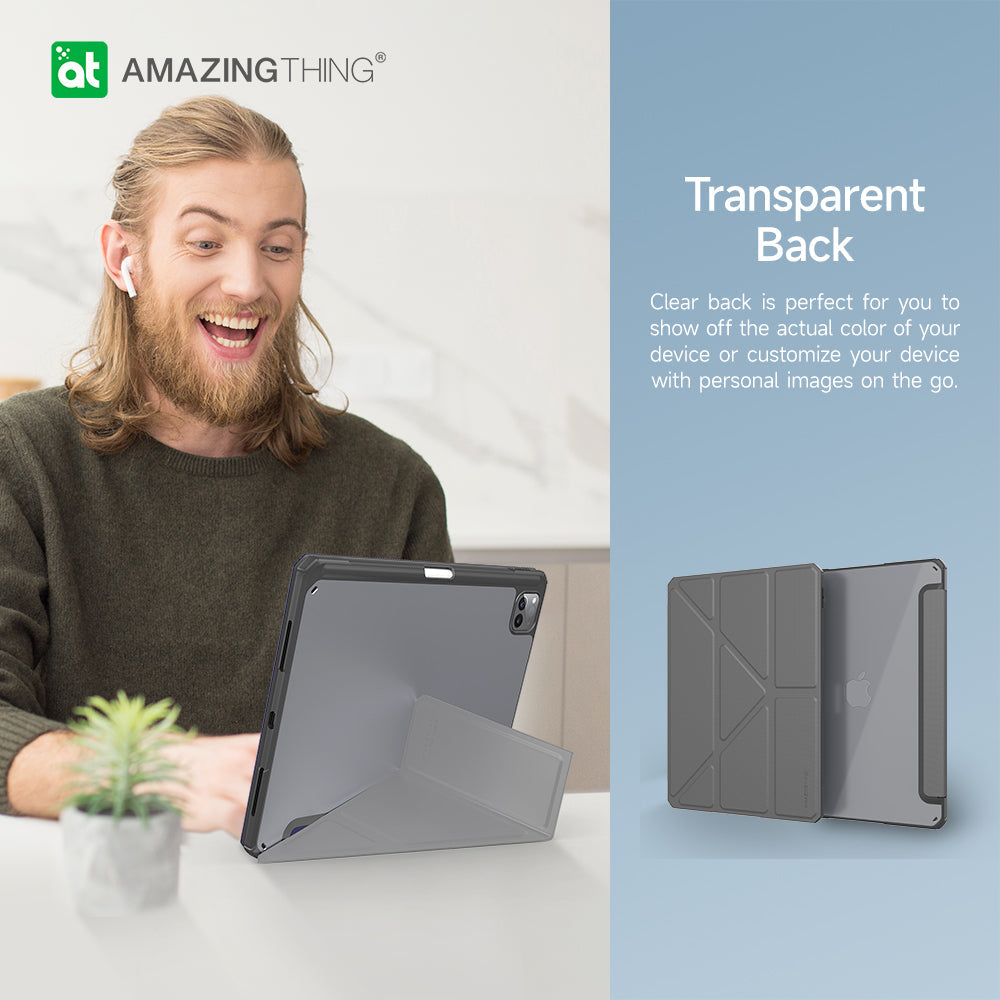 AMAZING THING TITAN PRO FOLIO CASE FOR IPAD PRO 11" 2022 GREY - ALAMAT