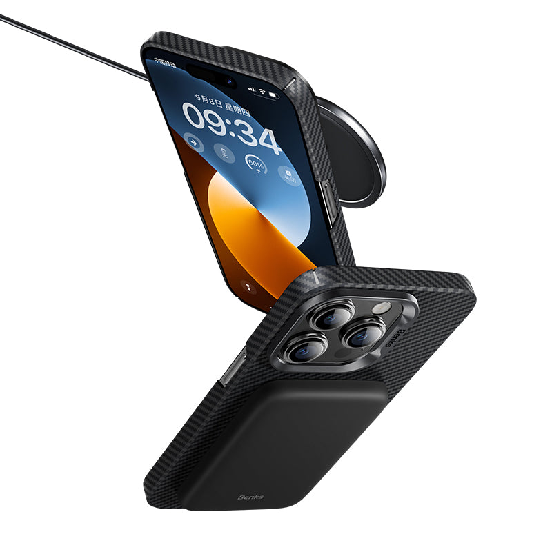 Benks MagClap ArmorAir Case built with Kevlar® Case for iphone 15 Series - Best Buy Tech