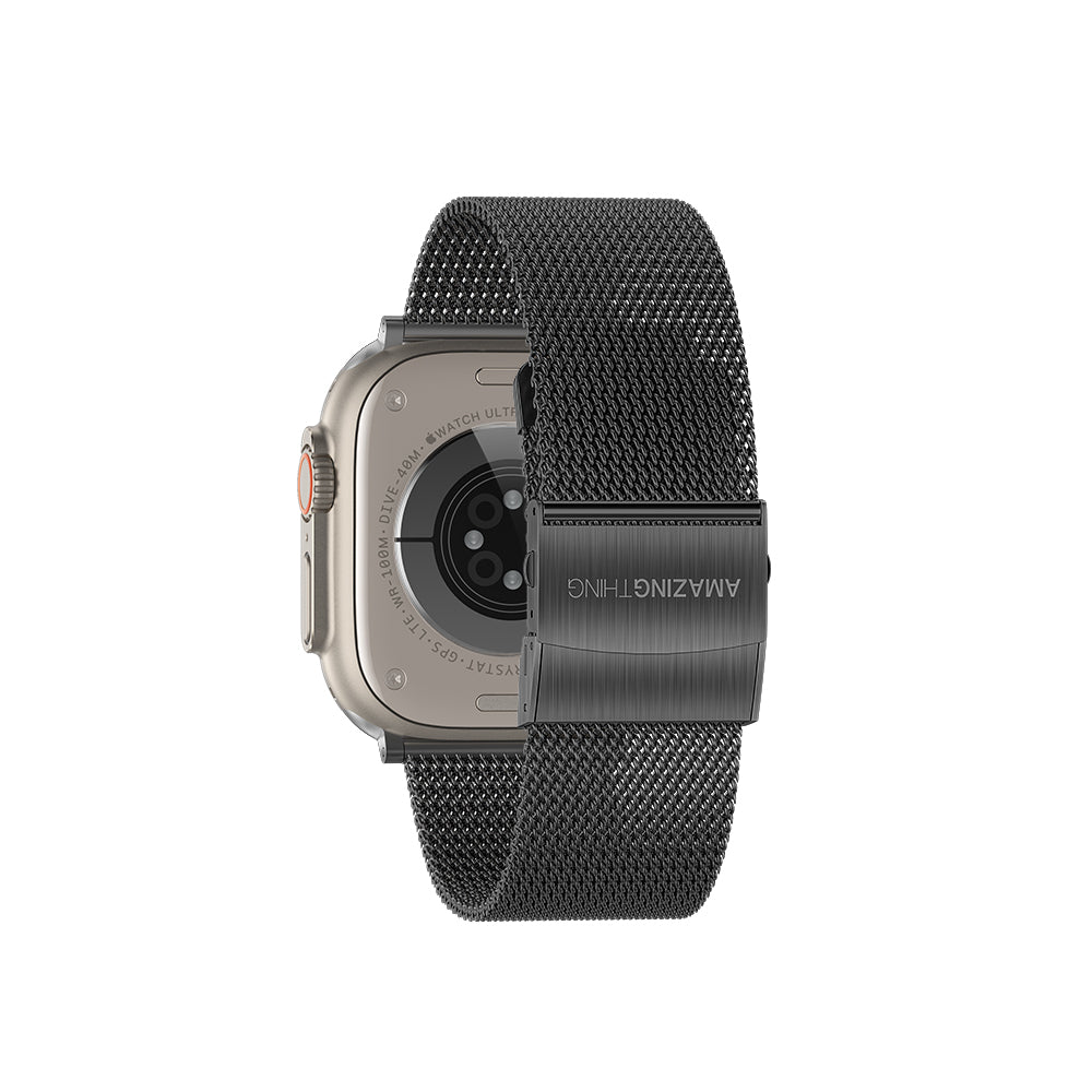 AMAZING THING TITAN METAL BAND FOR APPLE WATCH 49/45/44/42MM BLACK - ALAMAT