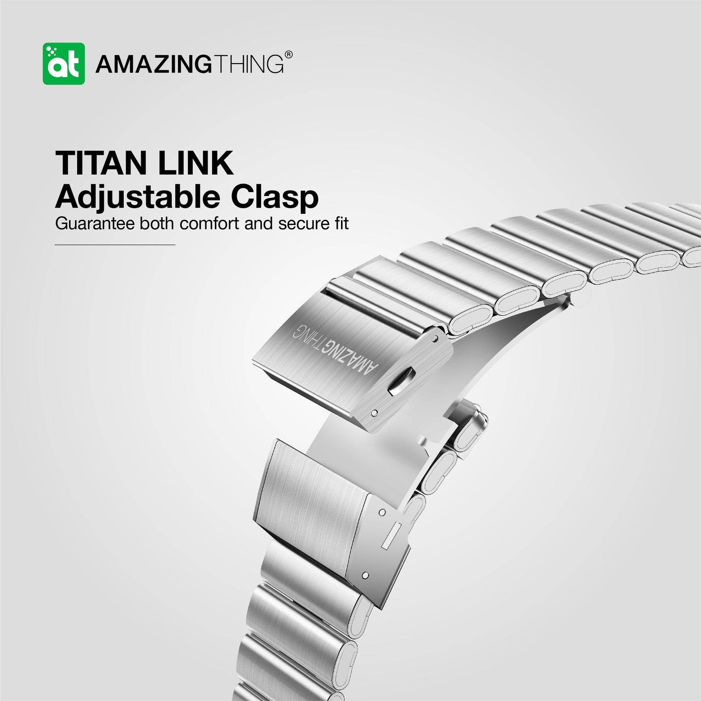 AMAZING THING TITAN STAINLESS STEEL BAND FOR APPLE WATCH 49/45/44/42MM - ALAMAT