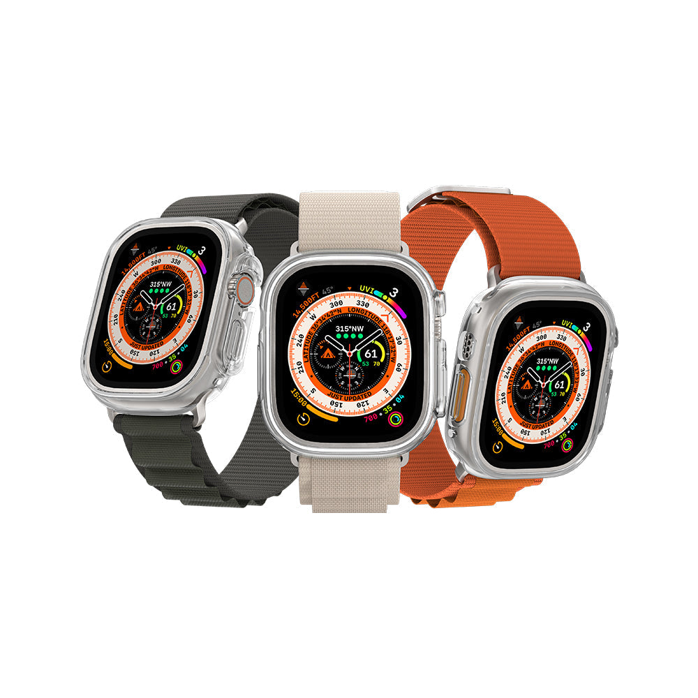 AMAZING THING APPLE WATCH SERIES ULTRA MINIMAL DP CASE 49MM FULL CLEAR - ALAMAT