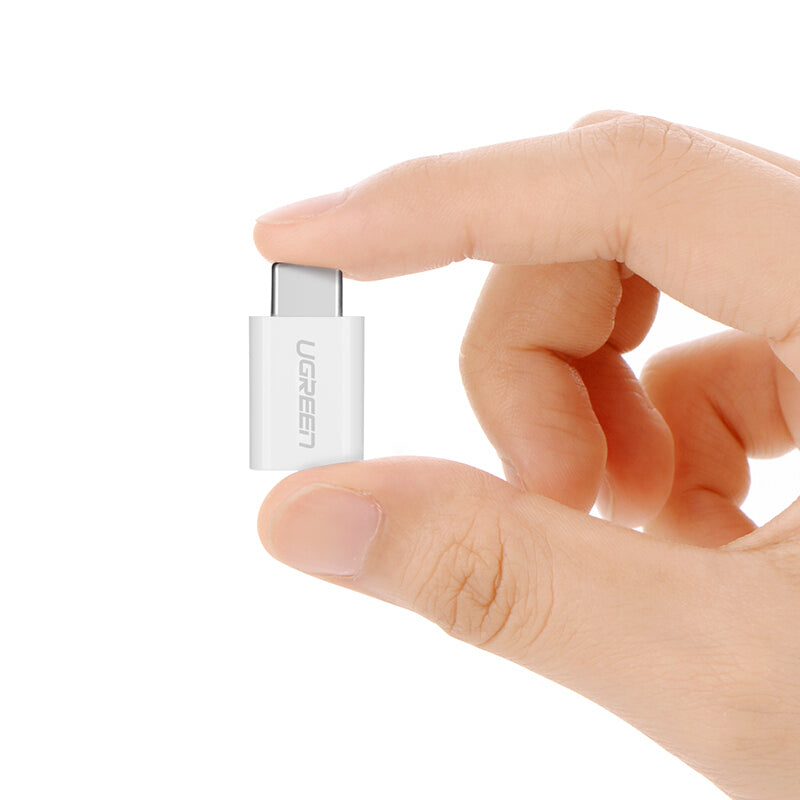 Ugreen Usb-C 3.1 To Micro Usb Adapter Abs Case - White - ALAMAT