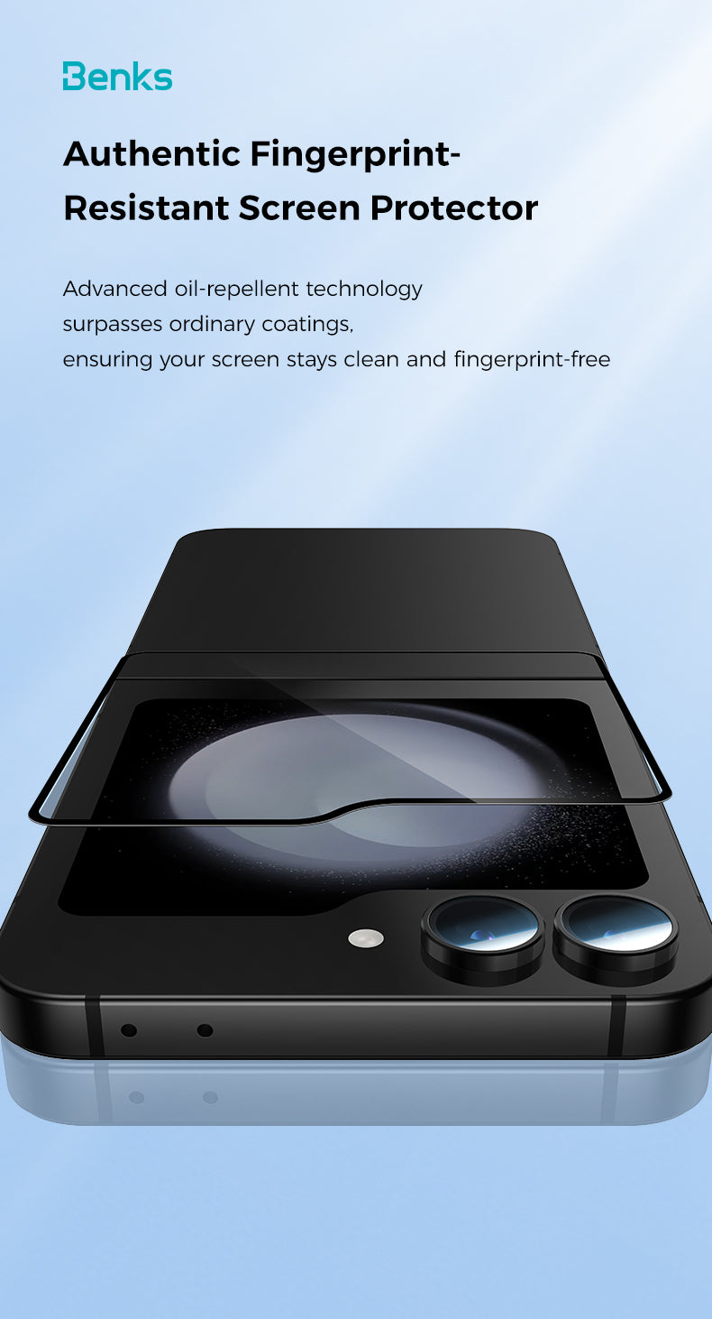 Benks Ultra Shield HD Screen Protector for Samsung Z Flip 6 - Best Buy Tech