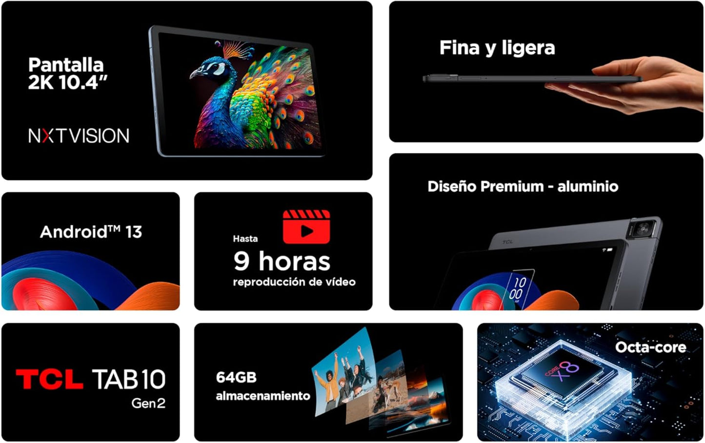 TCL Tab 10 Gen2 10.4 Inch Wifi 4GB + 128GB Gray - Best Buy Tech