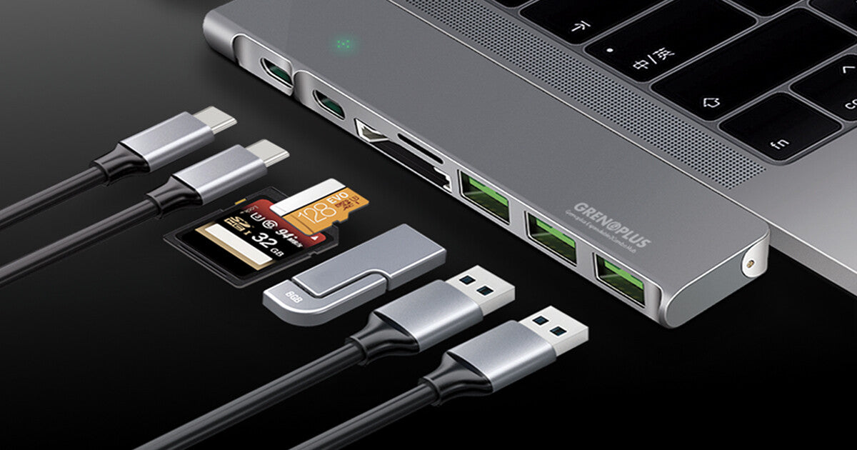 Grenoplus Expandable C 2 Combo Hub 8 in 1 - Best Buy Tech