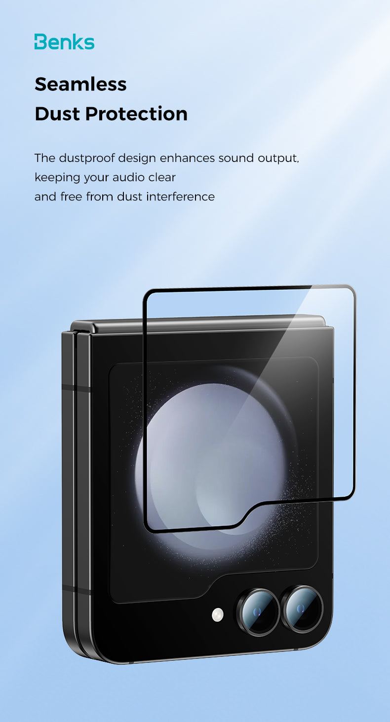 Benks Ultra Shield HD Screen Protector for Samsung Z Flip 6 - Best Buy Tech