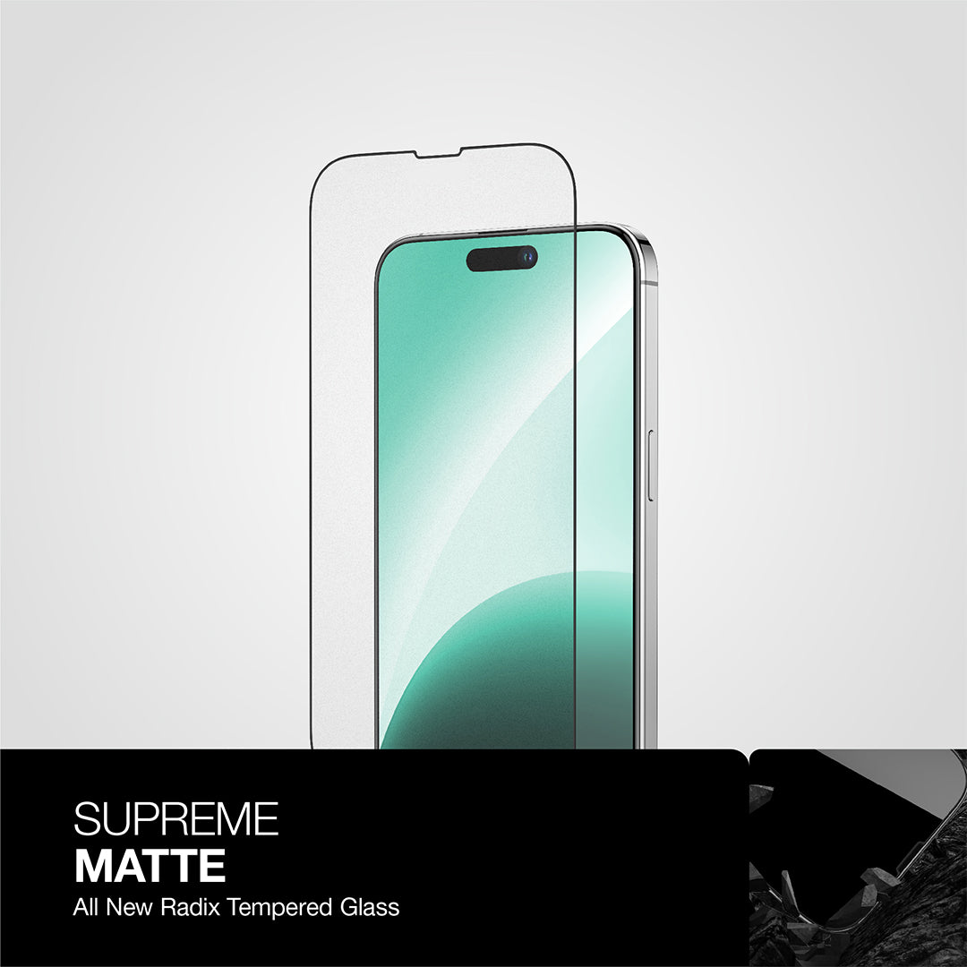 AMAZING THING IPHONE 15 6.7" PRO MAX 2023 3D FULLY COVERED RADIX MATTE GLASS - ALAMAT