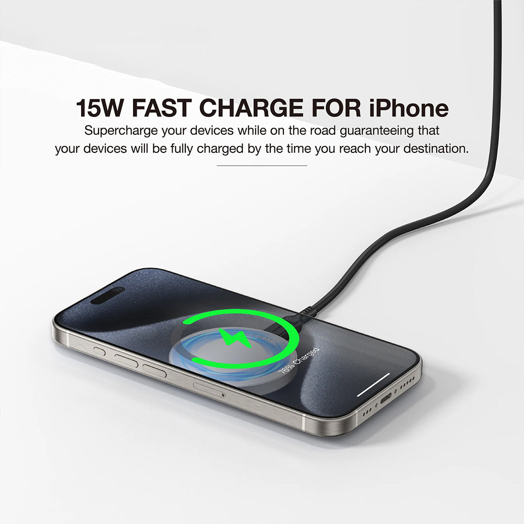 AMAZING THING THUNDER PRO MAGNETIC 15W CHARGER SET WITH 1.2M USB-C TO USB-C CABLE - ALAMAT