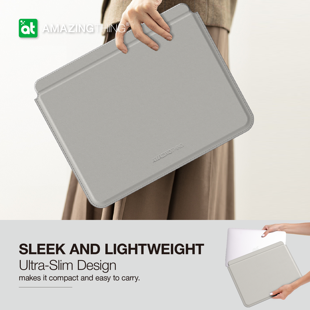AMAZING THING MATTE PRO MAG SLEEVE WITH STAND FOR MACBOOK PRO 13/14" MACBOOK AIR 13/13.6" & 14" LAPTOPS - ALAMAT