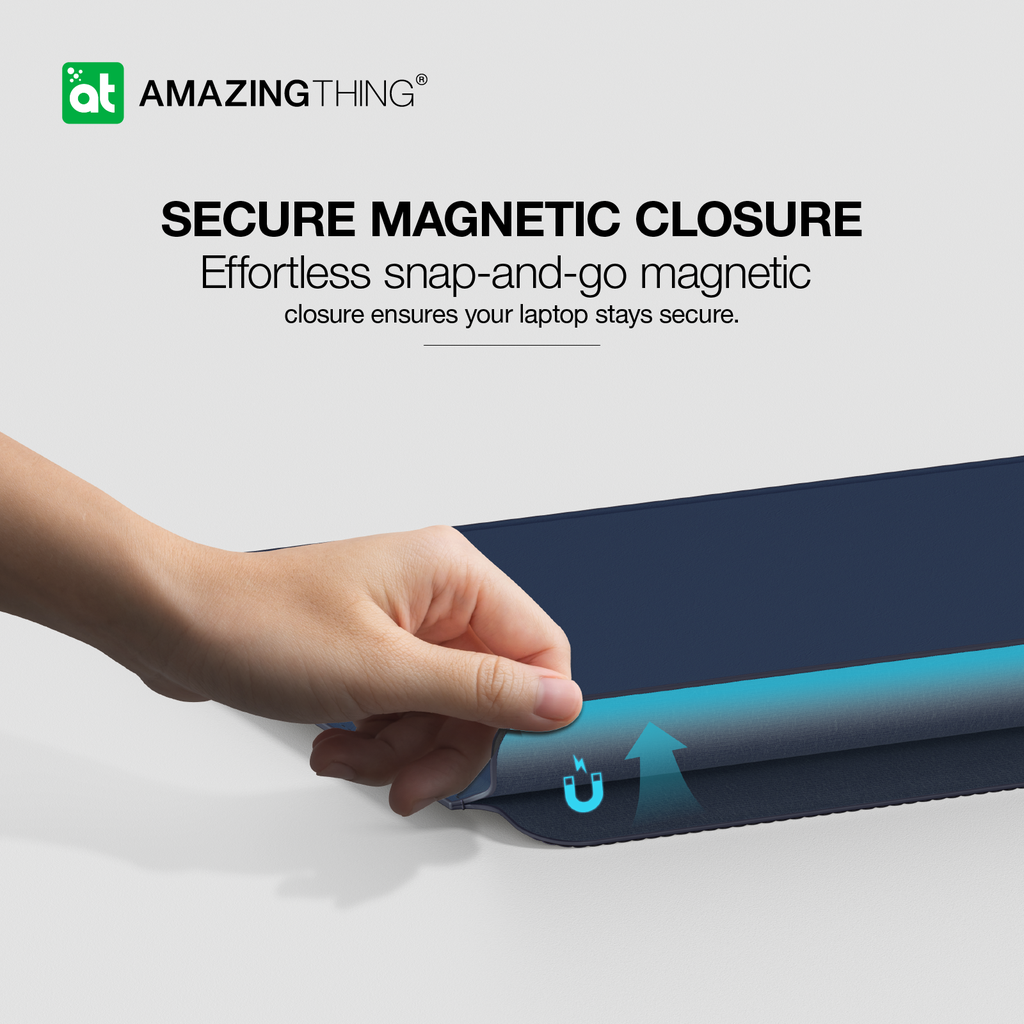 AMAZING THING MATTE PRO MAG SLEEVE WITH STAND FOR MACBOOK PRO 13/14" MACBOOK AIR 13/13.6" & 14" LAPTOPS - ALAMAT