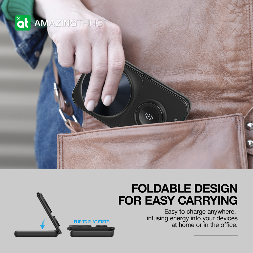 Amazingthing Thunder Pro Mag 6in1 Pd 22.5w 8000mah Power Station With Stand
