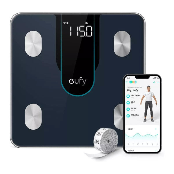 Eufy - Smart Scale C1 T9146K15- Black - Best Buy Tech