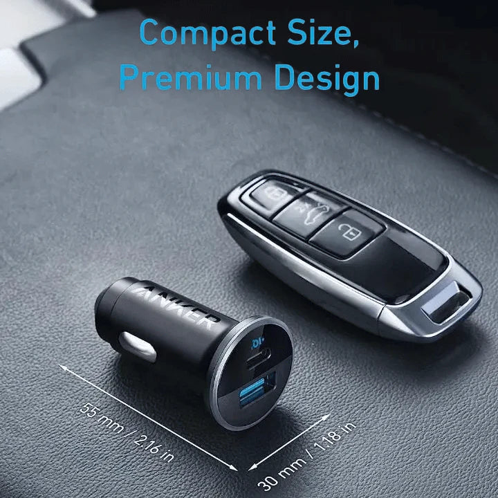 ANKER 323 CAR CHARGER (52.5W) BLACK - Best Buy Tech