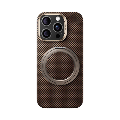 حامل ومقبض هاتف Benks ArmorPop، لون ذهبي لامع