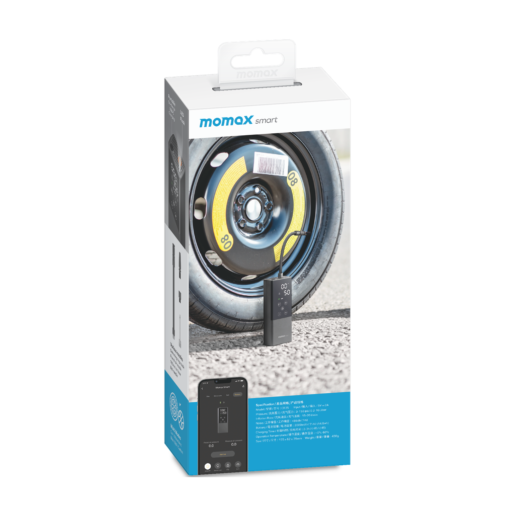 MOMAX SMART IOT ELECTRIC AIR PUMP WITH FLASH LIGHT - Best Buy Tech