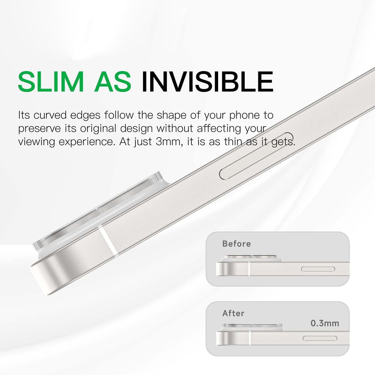 AMAZING THING IPHONE 15 SERIES 2023 PURE GLASS LENS PROTECTOR - ALAMAT