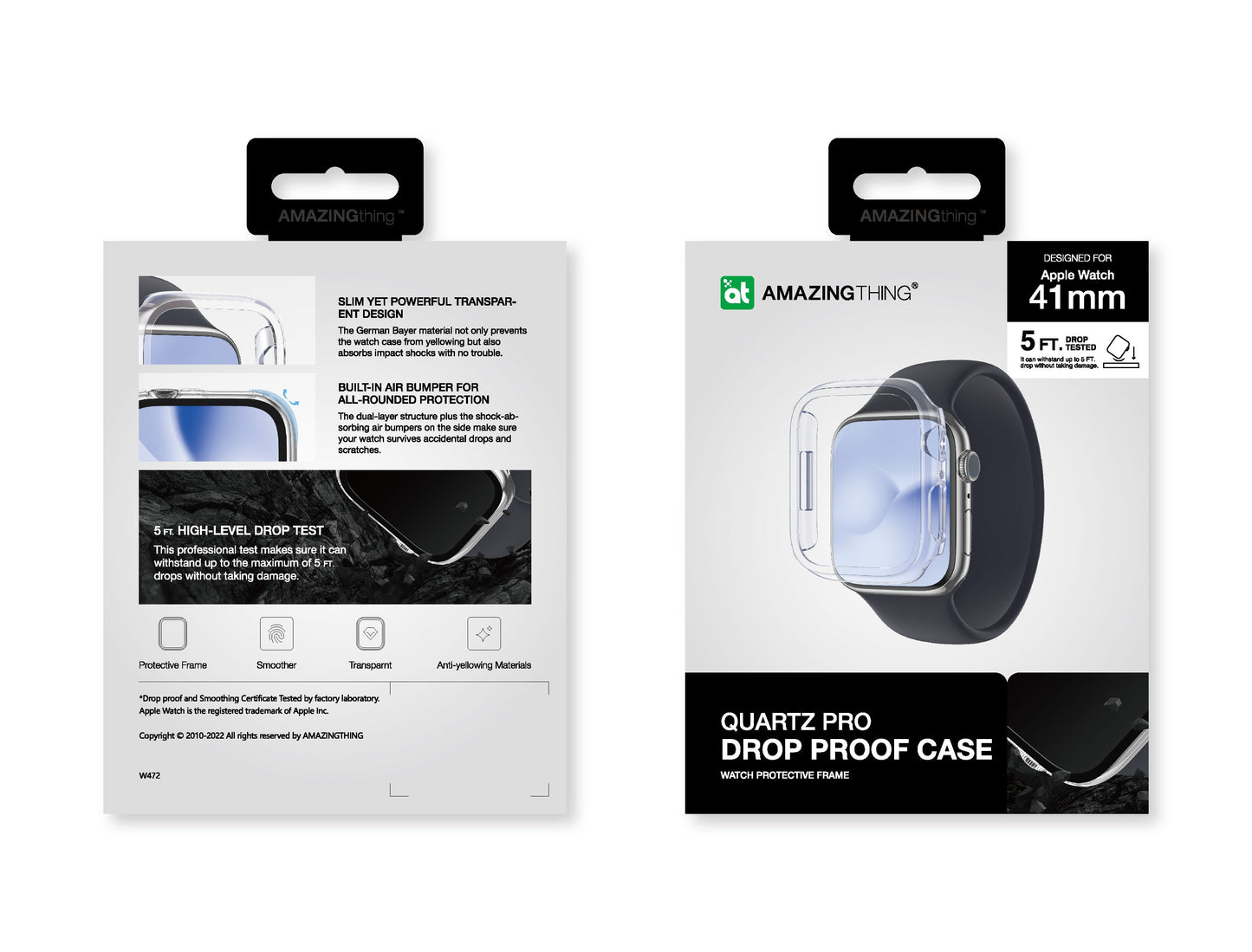 AMAZING THING APPLE WATCH SERIES 8 QUARTZ PRO BUMPER 41/45MM - ALAMAT