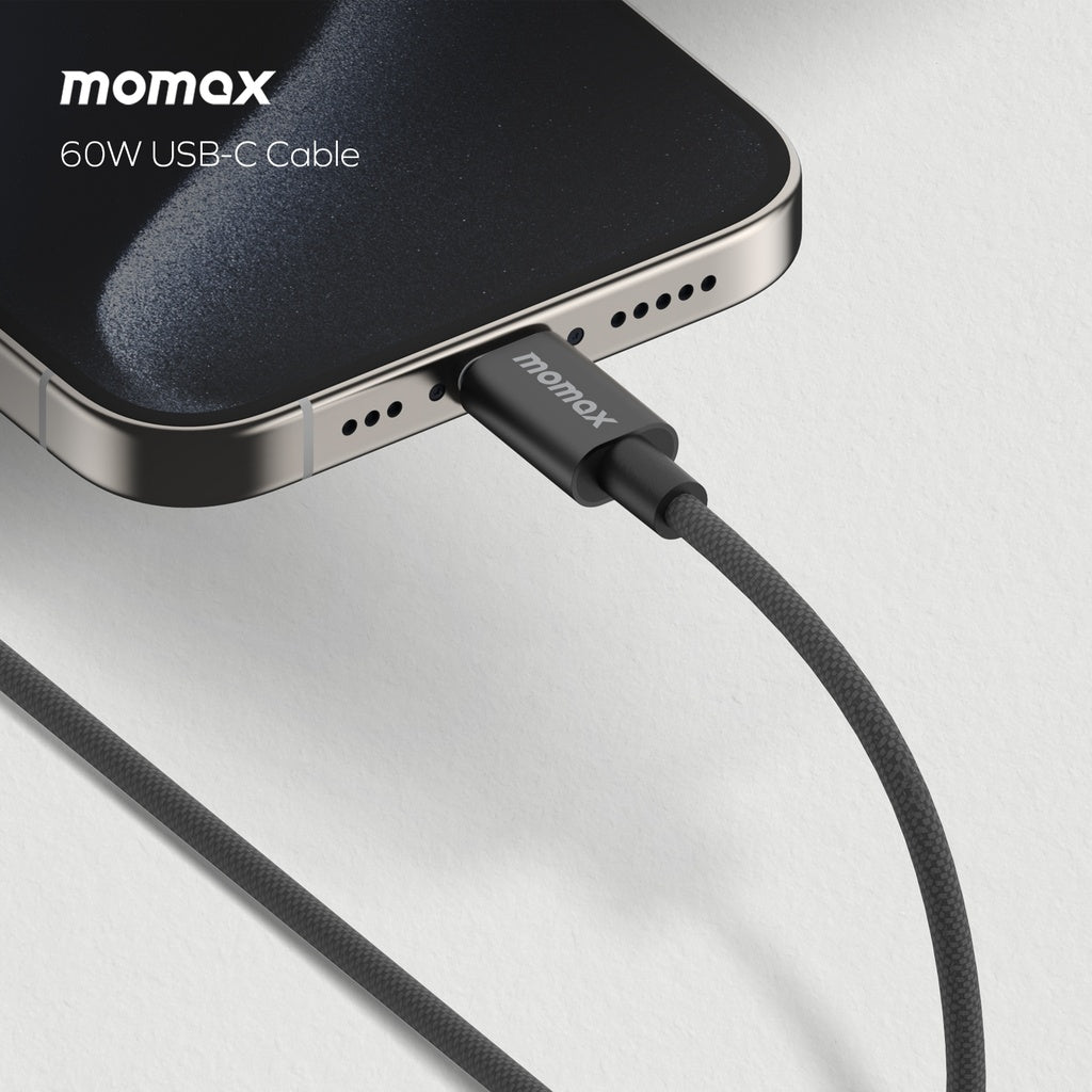 MOMAX ELITE 60W USB-C TO USB-C CABLE 1.5M - ALAMAT