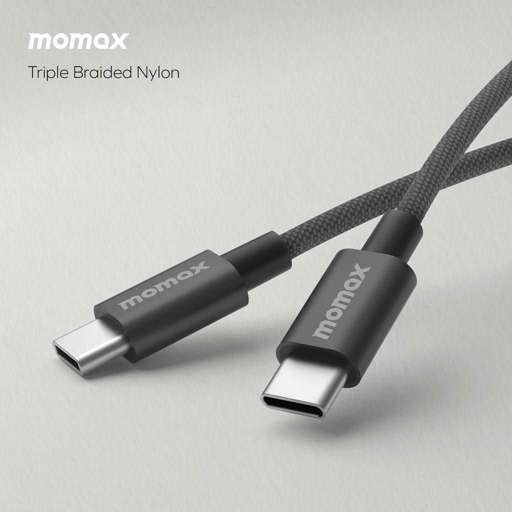 MOMAX ELITE 60W USB-C TO USB-C CABLE 1.5M - ALAMAT