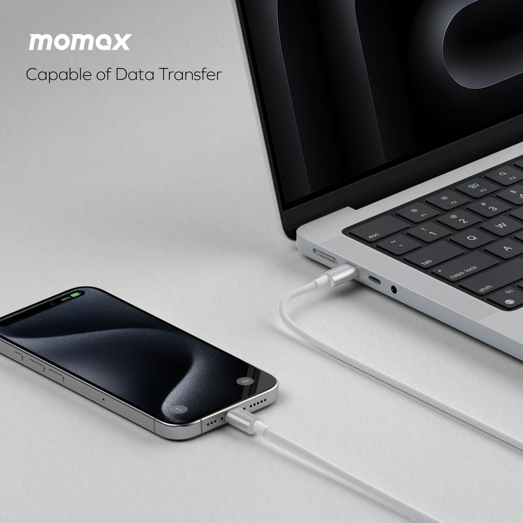 MOMAX ELITE 60W USB-C TO USB-C CABLE 1.5M - ALAMAT